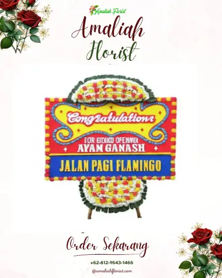Sewa Papan Bunga Air Majunto